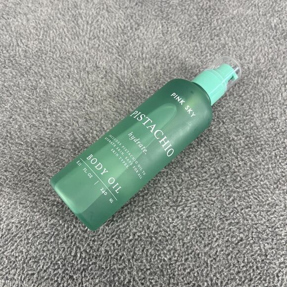 PINK SKY Pistachio Hydrate Scented Body Oil Promotes Firm & Smooth Skin 8.11oz - Picture 7 of 7